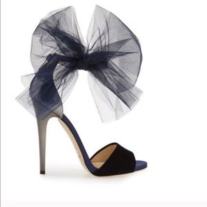 jimmy choo blue wedding shoes